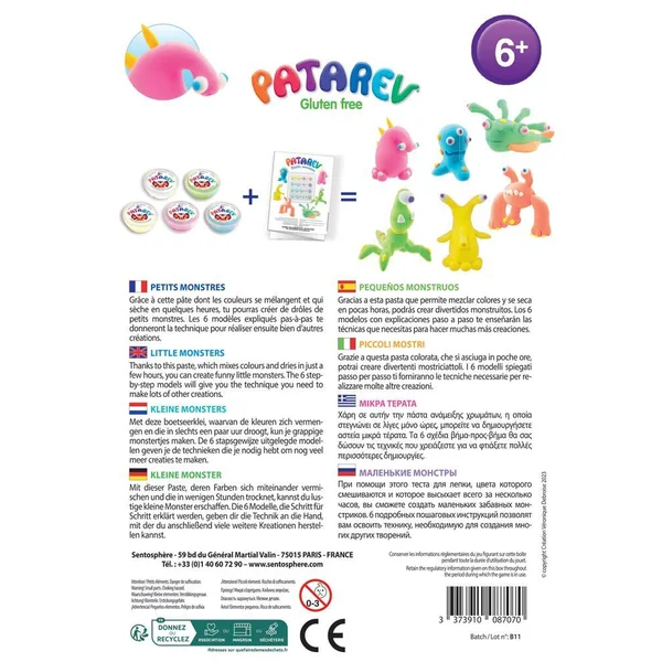 PATAREV - BLISTER - PETITS MONSTRES