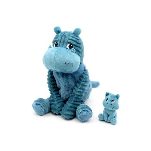 Peluche Bibou l'hippopotame bleu - Les Ptipotos by Déglingos - Naissance