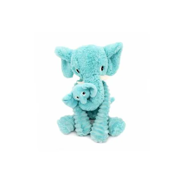 Peluche Dimoitou l'éléphant aqua - Les Ptipotos by Déglingos