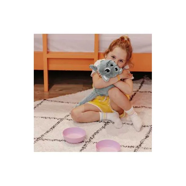 Peluche Miaou le chat maman et bébé vert menthe - Les Ptipotos by Déglingos