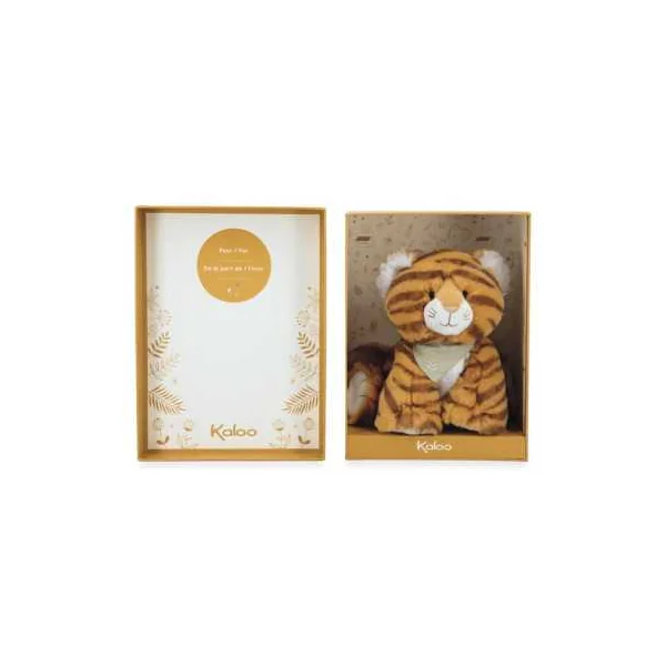 Peluche Papaye le Tigre 17 cm Kaloo | Doudou Savane dès la Naissance