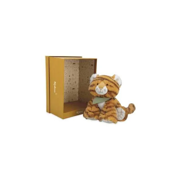 Peluche Papaye le Tigre 17 cm Kaloo | Doudou Savane dès la Naissance
