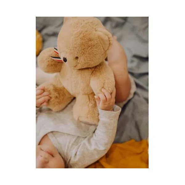 Peluche Petit Ours Beige 25 cm - L'Ours Français | Made in France
