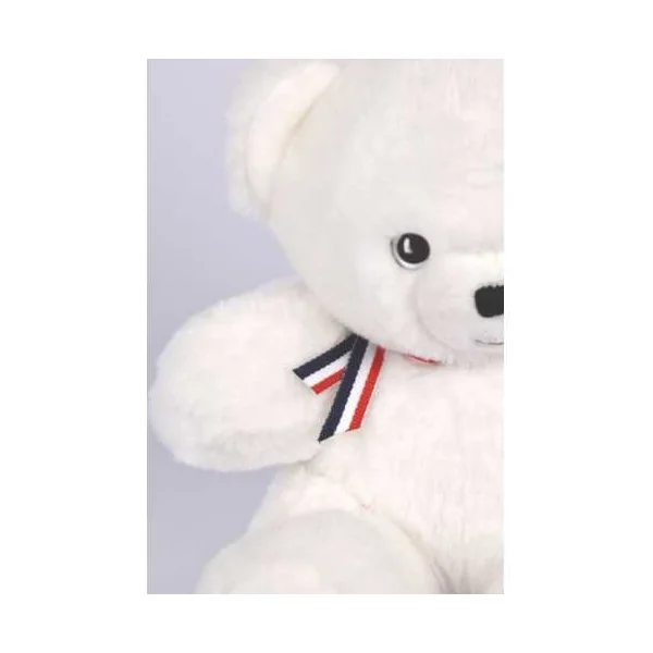 Peluche Petit Ours Blanc 25 cm - L'Ours Français | Made in France