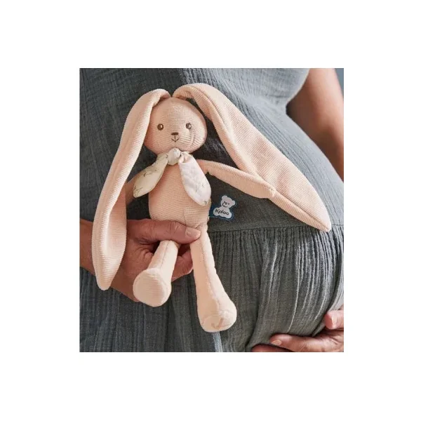 Petit Lapinoo Pêche 25 cm Kaloo | Doudou aux Longues Oreilles