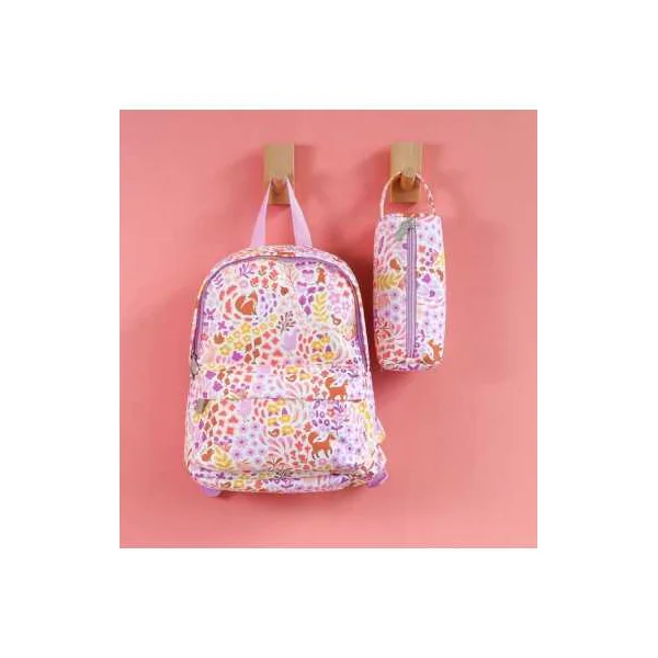 Petit sac à dos Jardin fleuri - A Little Lovely Company - Bagagerie enfant