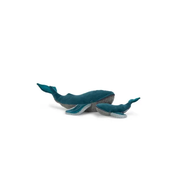 Petite baleine à bosse Tout autour du monde - Moulin Roty - Peluche enfant