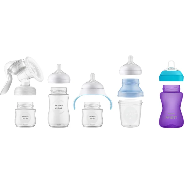 Philips AVENT Bouteille Natural Response en verre 240 ml, 1m+ 2 pcs