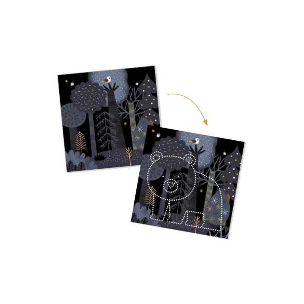 Picotage Apparitions - Djeco - Activité créative originale