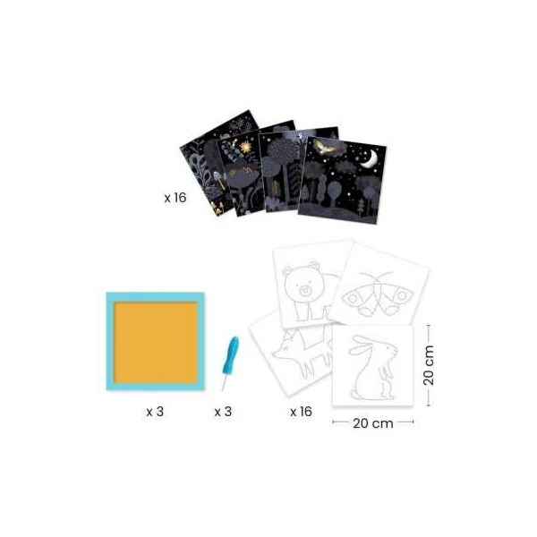 Picotage Apparitions - Djeco - Activité créative originale