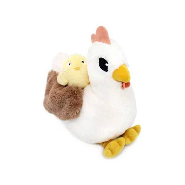 Pioupiou la poule blanche - Les Ptipotos by Déglingos - Peluche