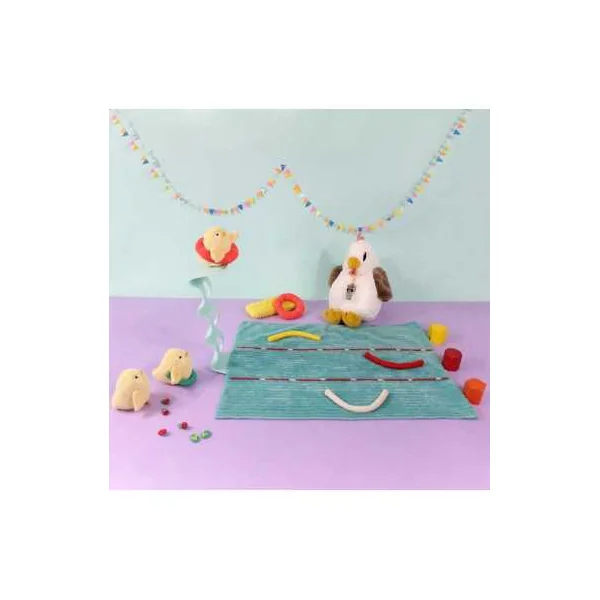 Pioupiou la poule blanche - Les Ptipotos by Déglingos - Peluche