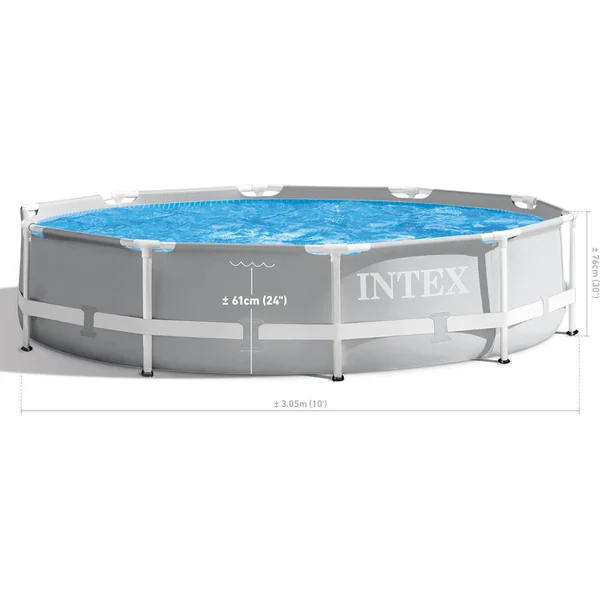Piscine de jardin INTEX 26702 Prism Frame 305 x 76 cm avec filtration à cartouche