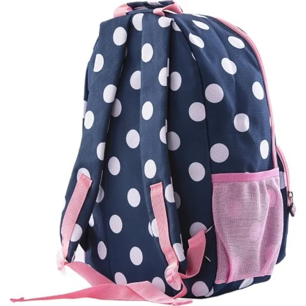 PIXIE CREW sac à dos de loisirs bleu avec des pois blancs