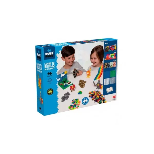 Plus plus découverte 1200 pièces basic - jeu de construction La Poule à Pois