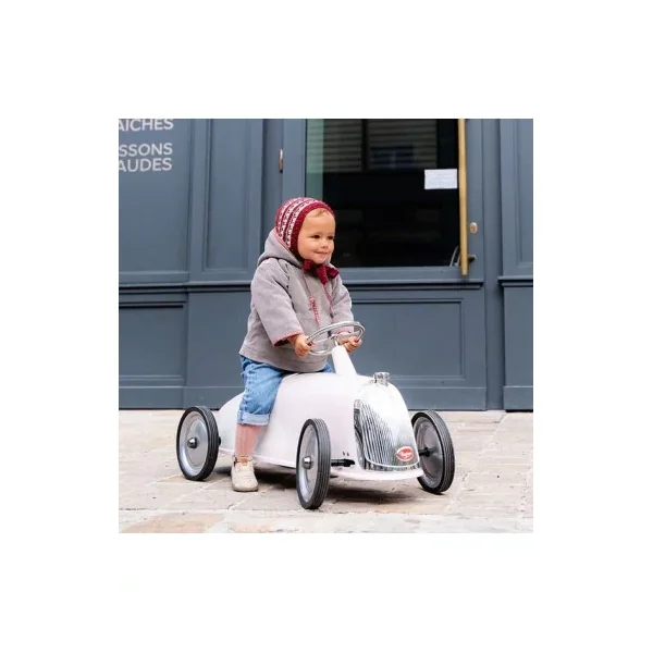 Porteur Métal Rider Rose Baghera | Voiture Vintage dès 2 ans