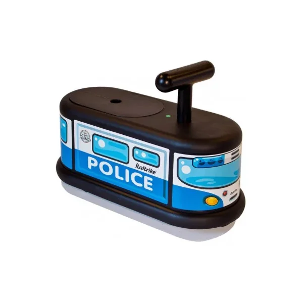 Porteur Voiture de Police Italtrike La Cosa | Roues Silencieuses | 1 à 6 ans