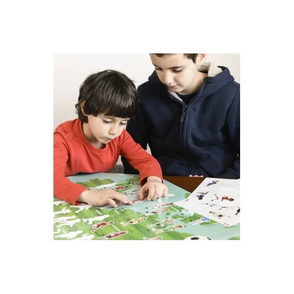 Poster Stickers Football Poppik - Activité Créative Sport dès 7 ans