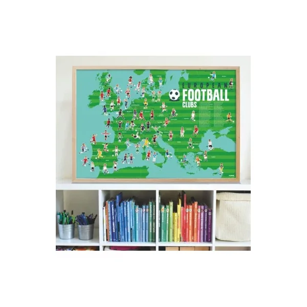 Poster Stickers Football Poppik - Activité Créative Sport dès 7 ans