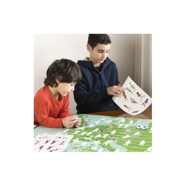 Poster Stickers Football Poppik - Activité Créative Sport dès 7 ans