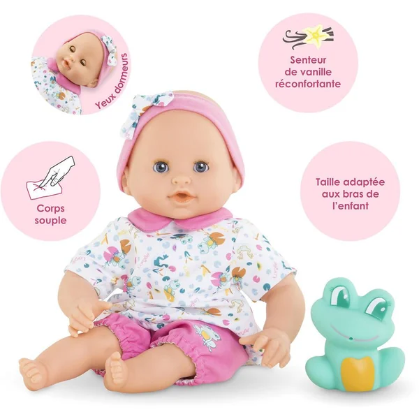 POUPON - BEBE BAIN OCEANE - MON PREMIER POUPON COROLLE 30 CM