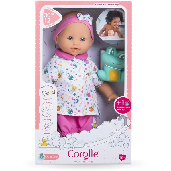 POUPON - BEBE BAIN OCEANE - MON PREMIER POUPON COROLLE 30 CM