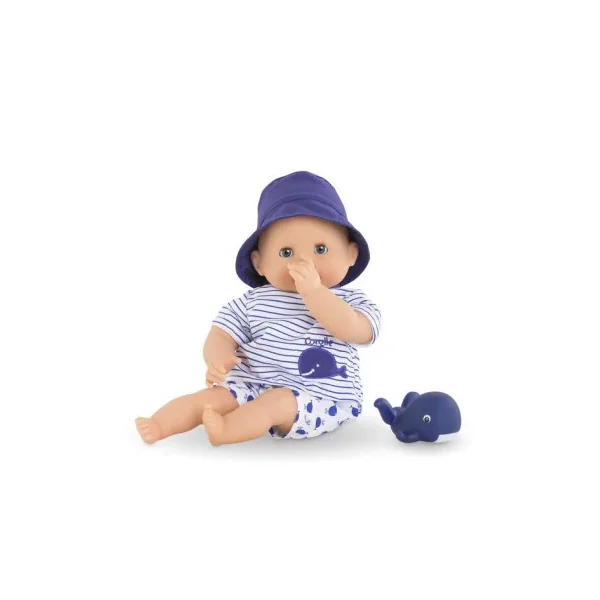 Poupon Corolle Bébé Bain Marin | Baigneur souple 30 cm Vanille