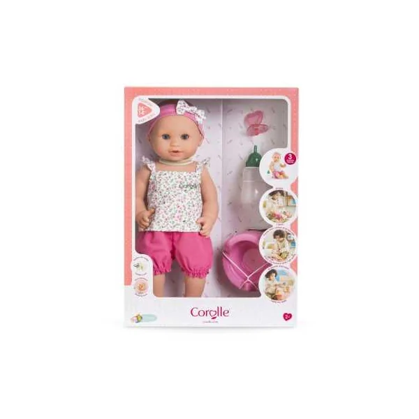 Poupon Emma fait pipi Fleurie 36 cm - Corolle - Enfant dès 2 ans
