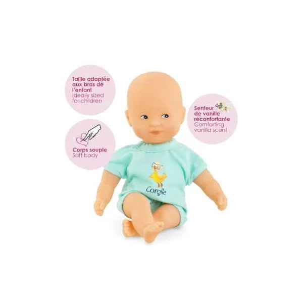 Poupon Mini Bain Bleu Corolle | Le petit baigneur dès 18 mois