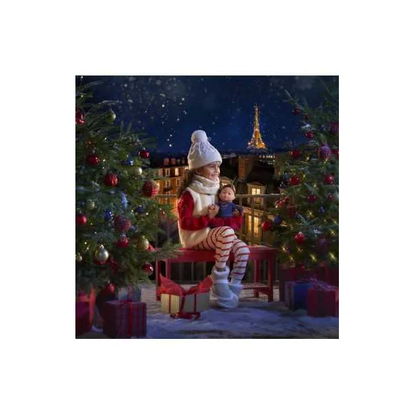 Poupon Perle Corolle en Fêtes | Grande Poupée souple 36 cm