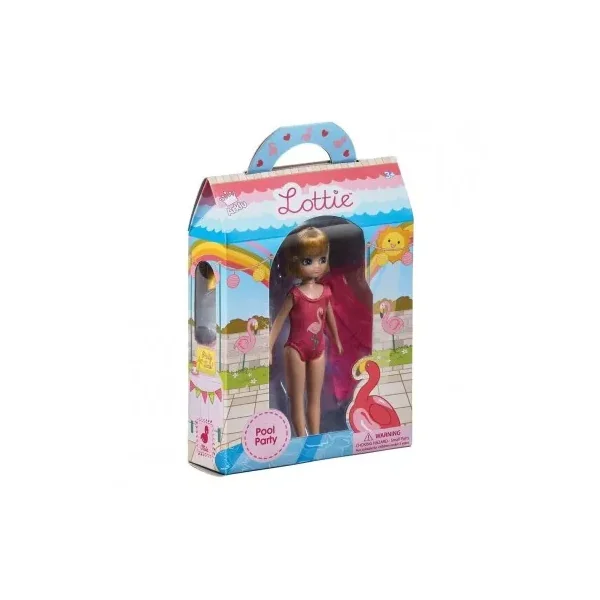Poupée Lottie Pool Party & Bouée Flamant Rose | Jeu dès 3 ans
