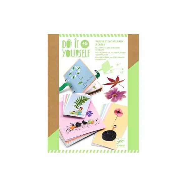 Presse et tableaux à créer Inspirante nature - Do it Yourself Djeco