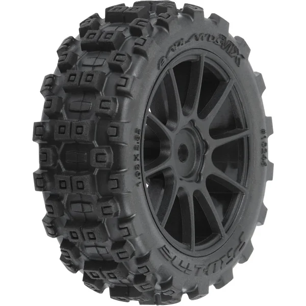 Pro-Line roue 1.9" Badlands MX Buggy, jante Mach-10 noir: Typhon GROM