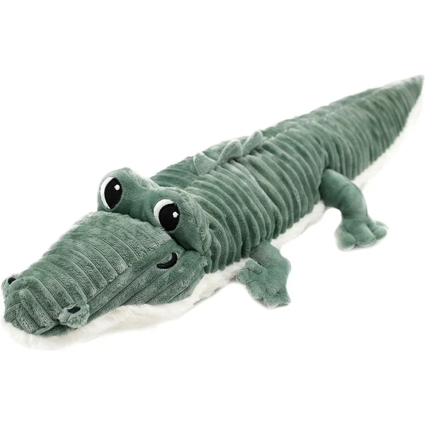 PTIPOTOS Crocodile en peluche Croketou vert – maman avec bébé