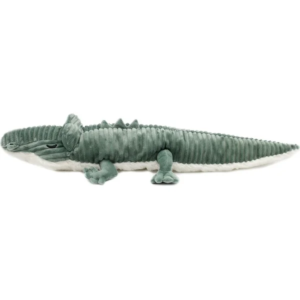PTIPOTOS Crocodile en peluche Croketou vert – maman avec bébé
