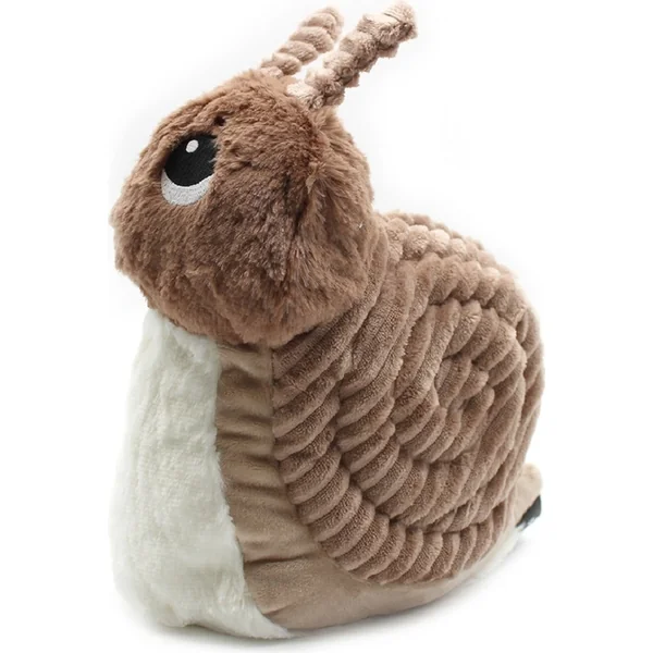 PTIPOTOS Escargot en peluche Speedou marron - maman avec bébé