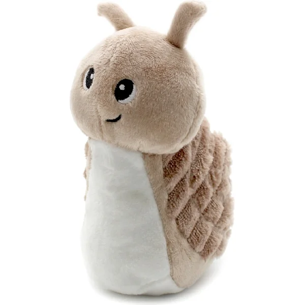 PTIPOTOS Escargot en peluche Speedou marron - maman avec bébé