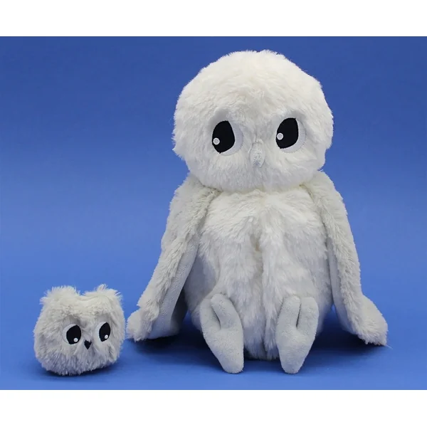 PTIPOTOS Peluche chouette polaire Coucou - maman avec bébé