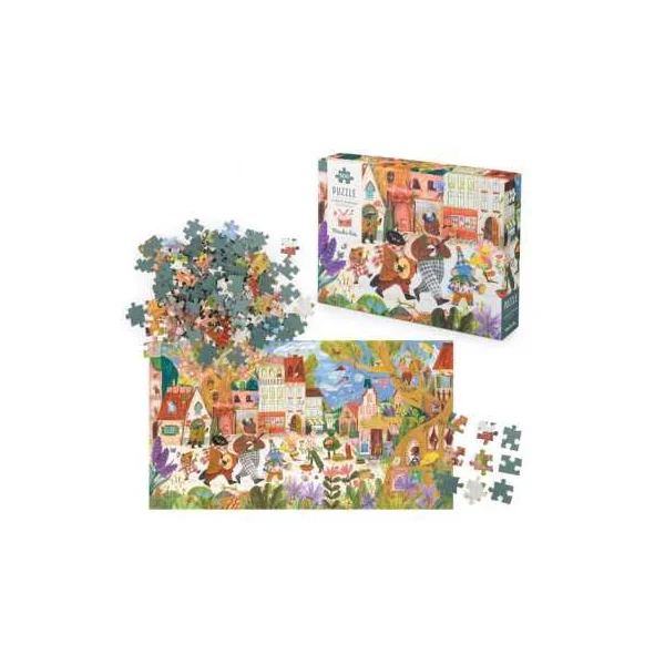 Puzzle 500 pièces La fête du printemps Les Minouchkas - Moulin Roty