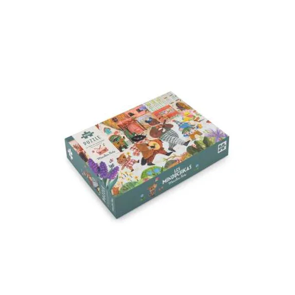Puzzle 500 pièces La fête du printemps Les Minouchkas - Moulin Roty