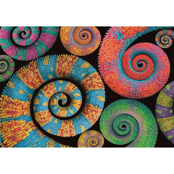 PUZZLE COMPACT 500 PIECES - COLORBOOM CURLY TAILS