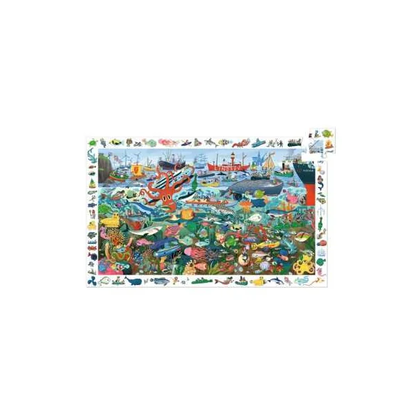 Puzzle d'observation Les secrets de la mer 200 pièces - Djeco - Dès 6 ans