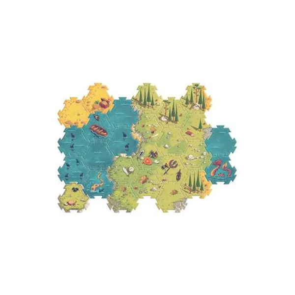 Puzzle géant Bataille 30 pièces - Djeco - Décor de jeu enfant