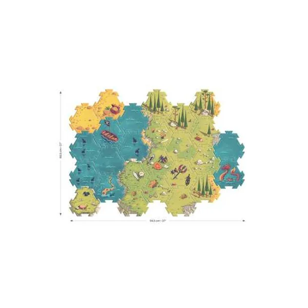 Puzzle géant Bataille 30 pièces - Djeco - Décor de jeu enfant