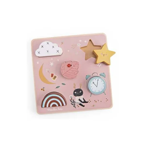 Puzzle sensoriel Après la pluie - Moulin Roty - Jouet en bois