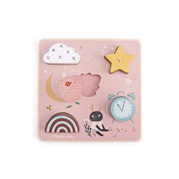 Puzzle sensoriel Après la pluie - Moulin Roty - Jouet en bois