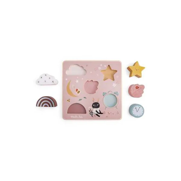 Puzzle sensoriel Après la pluie - Moulin Roty - Jouet en bois