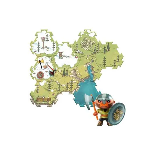 Puzzl'Up Alric Barbarious 15 pièces - Djeco - Décor de jeu enfant