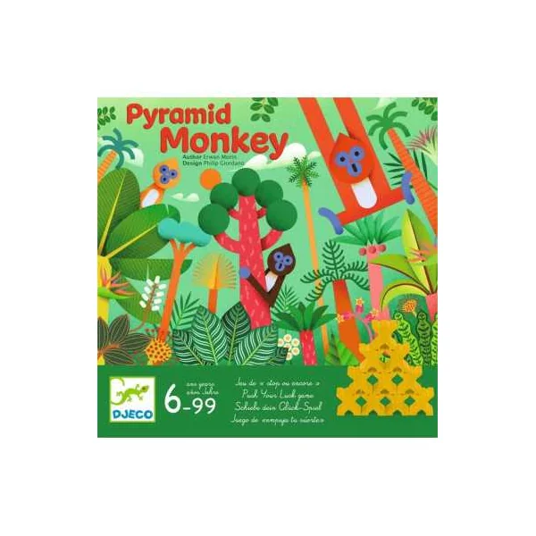 Pyramid Monkey - Djeco - Jeu de stop ou encore