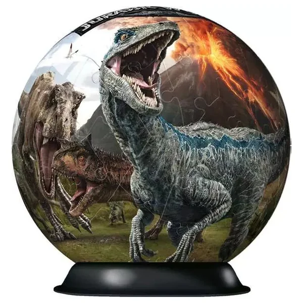 Ravensburger - Puzzles - Jurassic World 3D Puzzle Ball - 6-99 Years - Educational Play